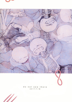 o mezame wa arakaruto de/ do not sew there