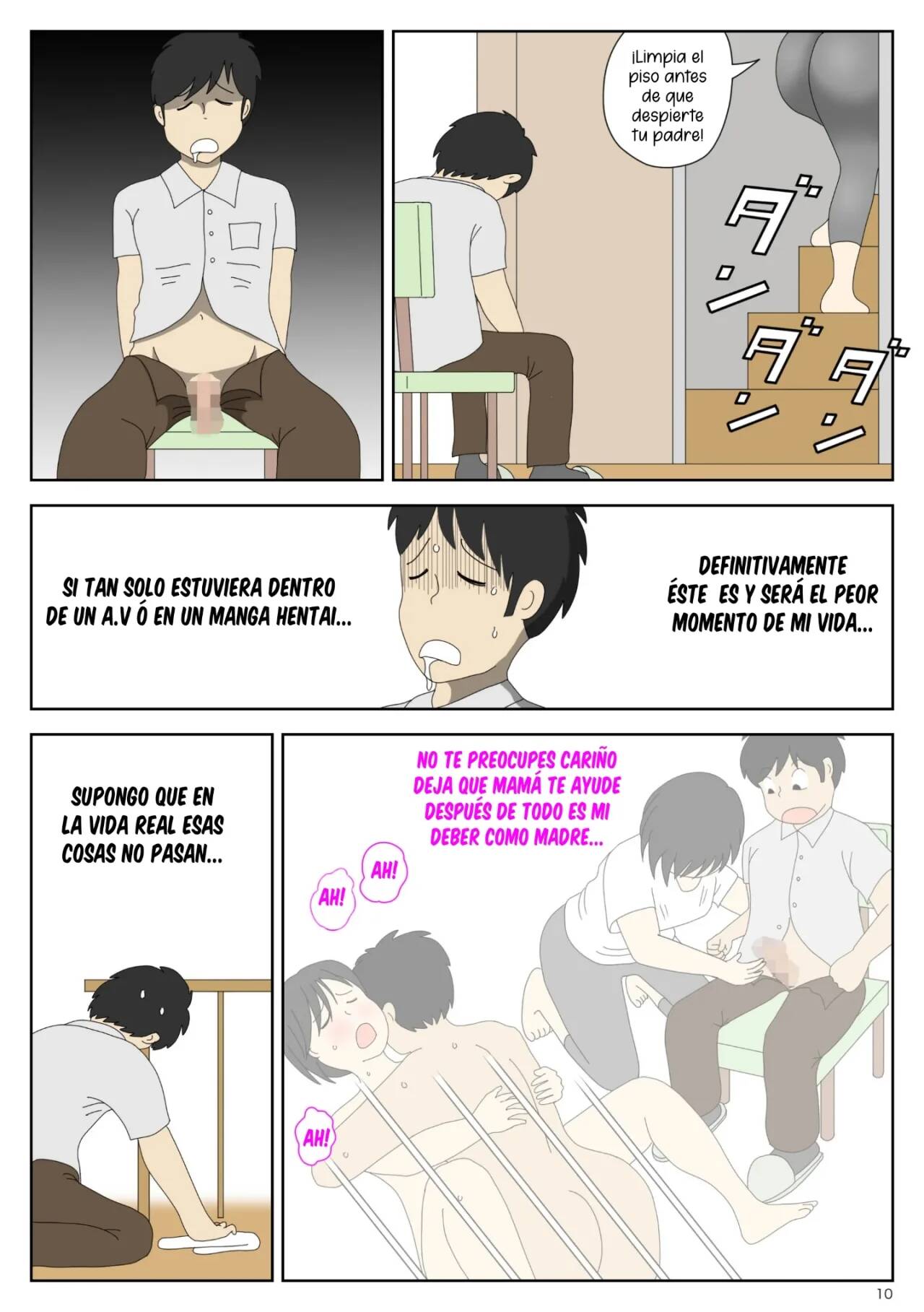 Onaneta Kaa-san | Mamá  es mi material para masturbación 01 page 10 full
