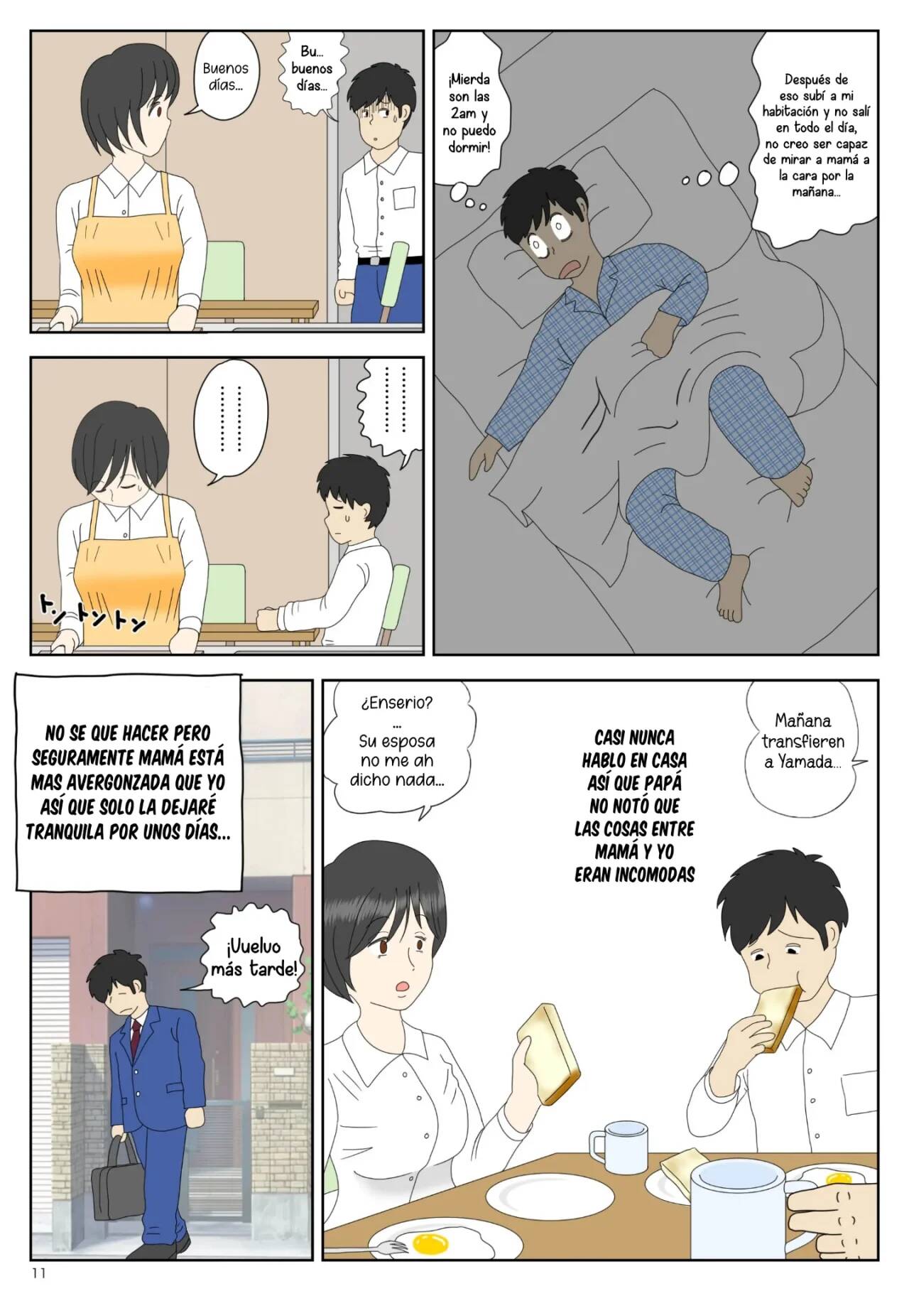 Onaneta Kaa-san | Mamá  es mi material para masturbación 01 page 11 full