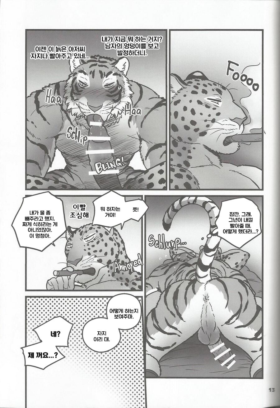 Yoru no Gokuhi Tokkun  | 비밀 한밤중 트레이닝 . page 12 full