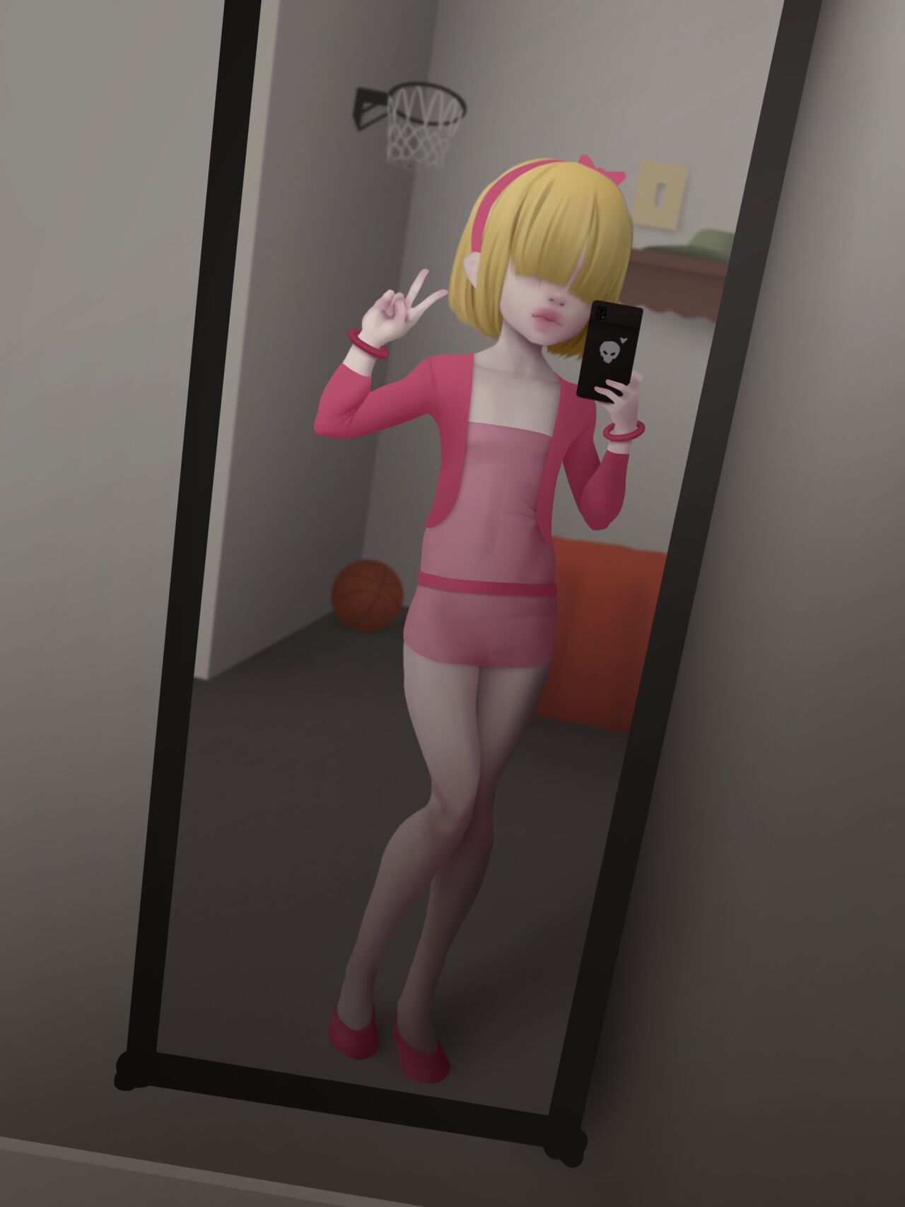 Pink Lucy's Little Pink Selfies page 1 full