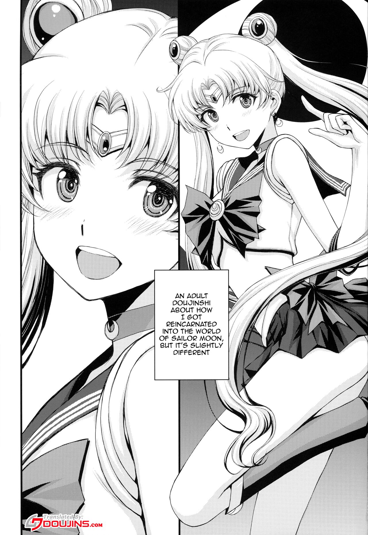 Usagi no Junjou!  Chin Make Bishoujo Senshi! /  As Innocent as a Bunny! The Pretty Guardian Loses to the Dick! page 2 full