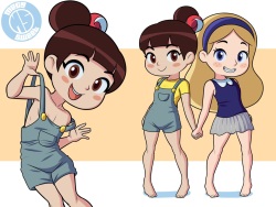 Luo Bao Bei and Faye Outfits