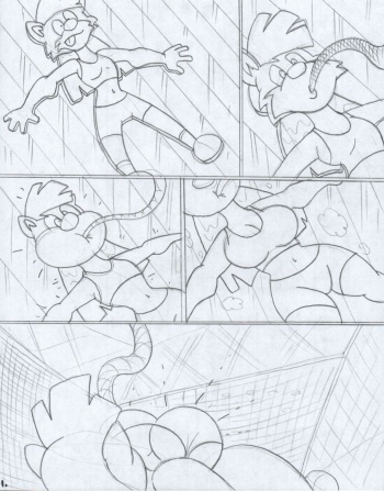 [Virus 20] Wendy Wolf Space Jam Inflation Sketch Comic (Complete) cover