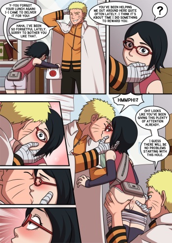 [Incognitymous] Naruto x Sarada cover