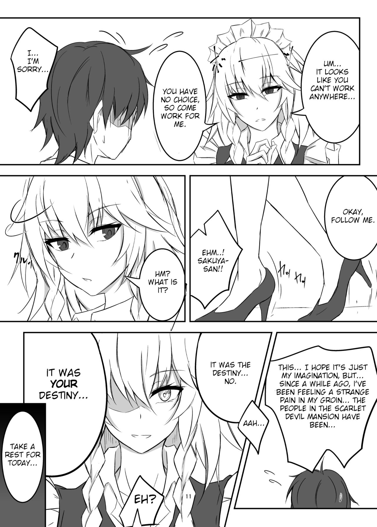Koumakan de Daiji na Tokoro o Kerareru Hon | A book about getting kicked in important parts at the Scarlet Devil Mansion page 11 full