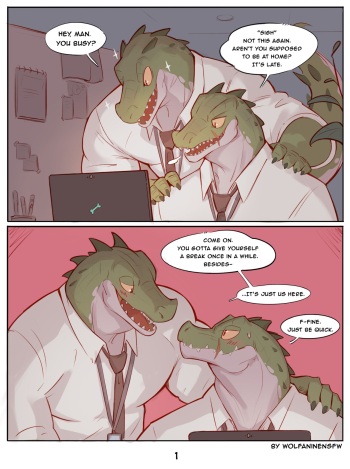 [Wolfanine] Just Two Lizards in the Office cover