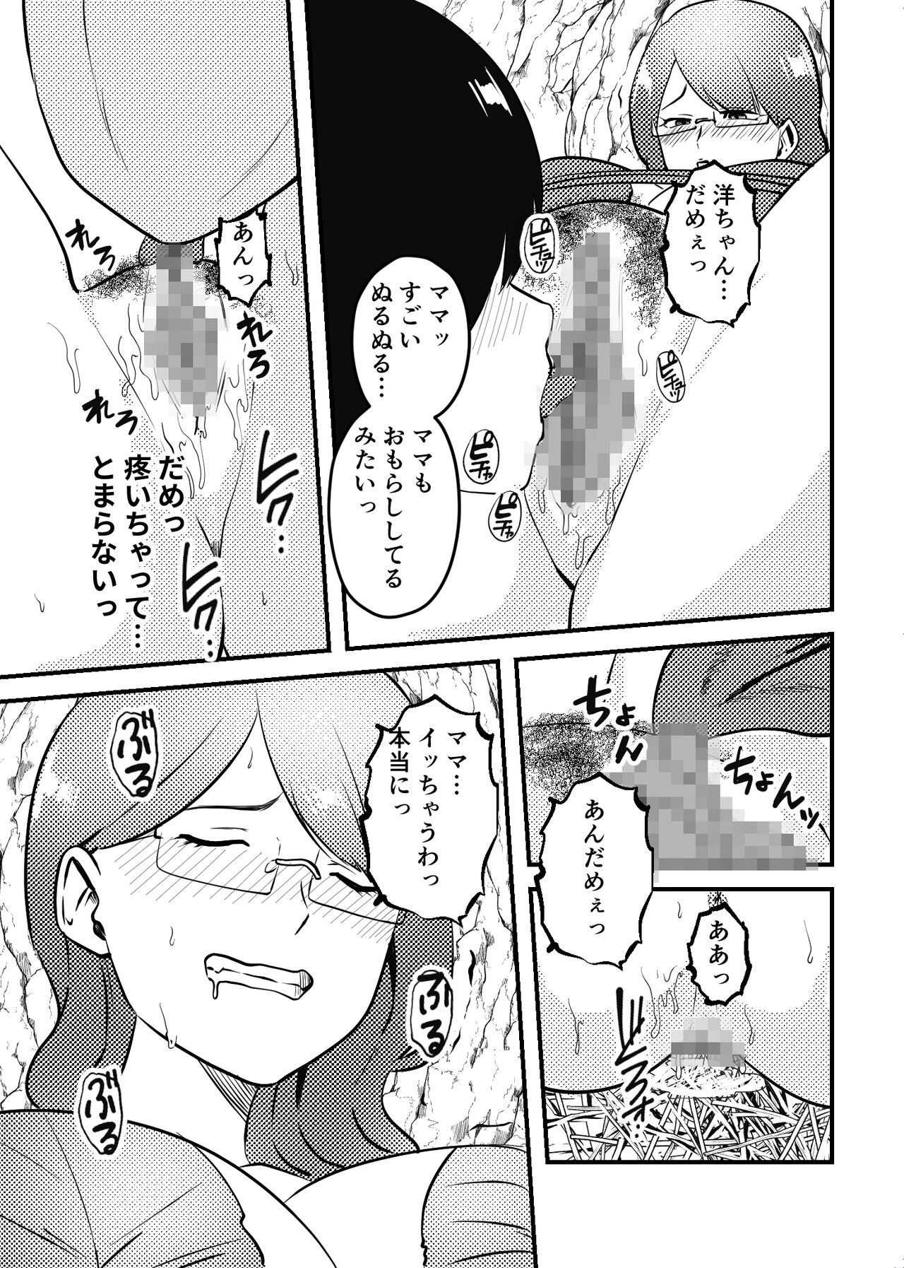 Mama to Musuko ga Mujintou de Love Love Sex suru Hanashi page 12 full