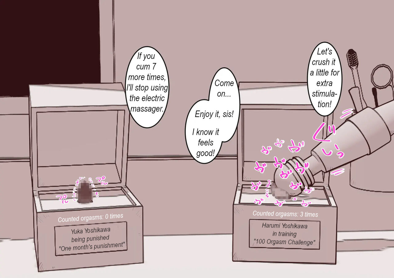 Cli Box ni Batta Onee-chan-tachi no Cli o Ijiri Taosu | Play with my clitoris box sisters. page 11 full