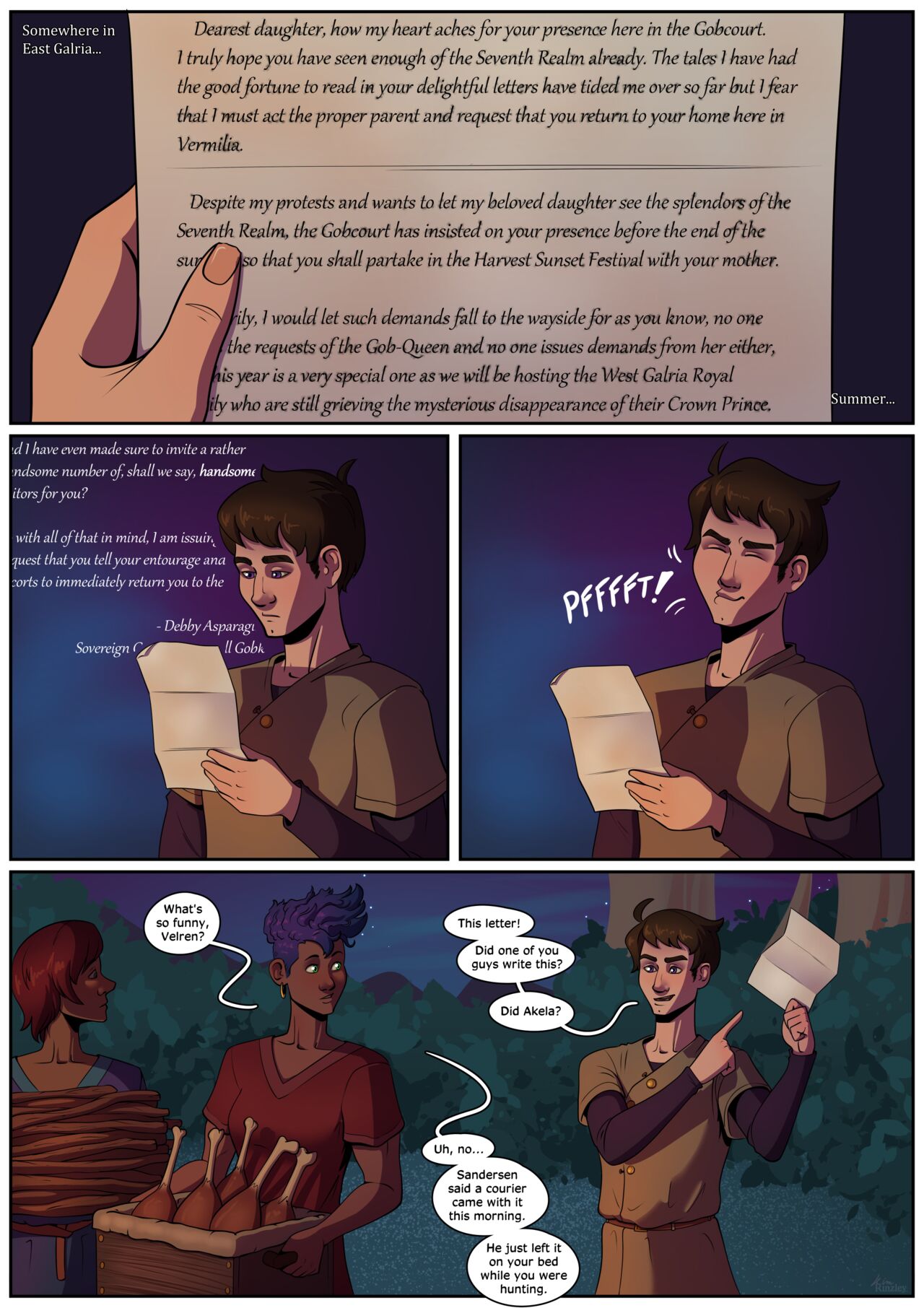 The Gob-Queens Request page 1 full