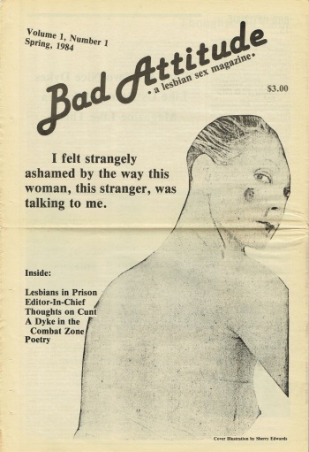 Bad Attitude vol. 1 no. 1 Spring 1984 cover