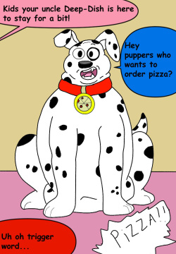 DeepDish Dalmatian's Hippo Christmas
