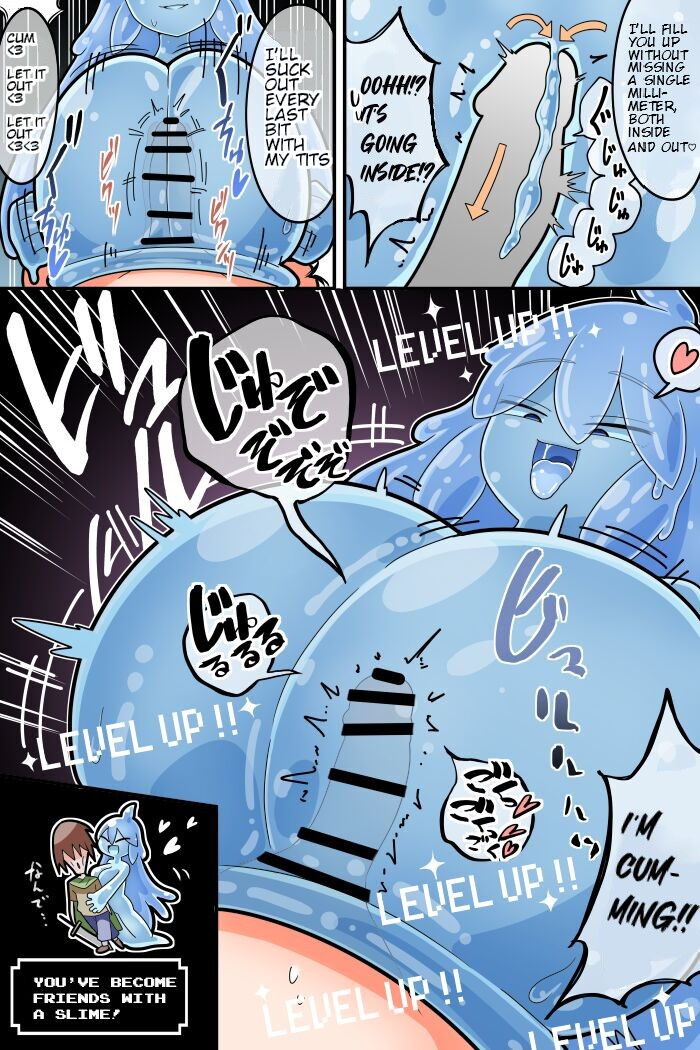 Paizuri Sakusei Slime ni Makeru Manga | A Manga About Losing to a Titfucking, Sperm Extracting Slime page 4 full