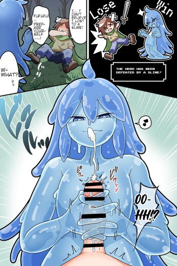 (Dakkoku Jiro) Paizuri Sakusei Slime ni Makeru Manga | A Manga About Losing to a Titfucking, Sperm Extracting Slime [English, Cleaned] [Faln] cover