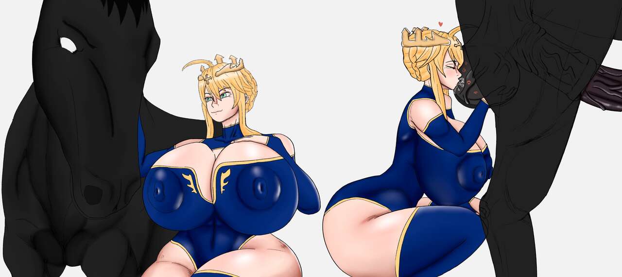 Artoria x Horse page 1 full