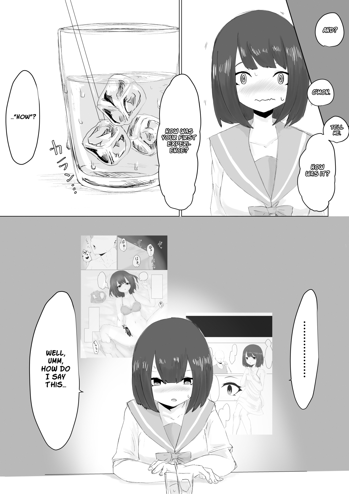 Kareshi-kun no Sochin ja Manzoku dekinakute... | My boyfriend’s tiny cock can't satisfy me, so... page 12 full