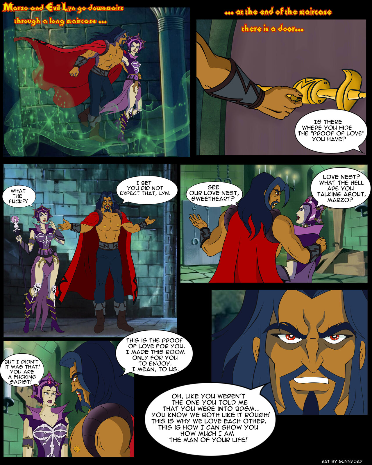 At The Count's Hands page 8 full