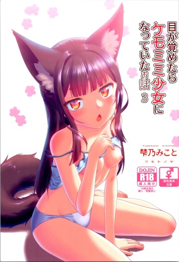 [Fumotonoya (Fumotono Mikoto)] Me ga Sametara Kemomimi Shoujo ni Natteita Ohanashi 3 cover
