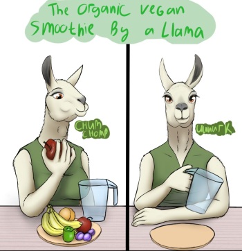 [Refe2 (Xyi)] The Organic Vegan Smoothie by a Llama + Extras cover