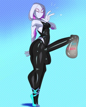 [Tayuri] Gwen Cum (Marvel) cover