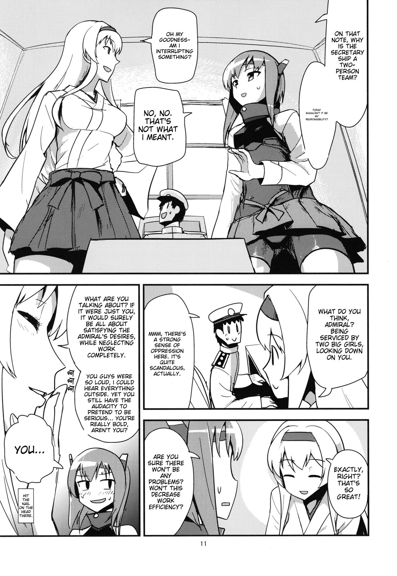 Zenkou 3-bai Kanmusu Shiratsuyu to Gas More Chinjufu Futatabi- english translated page 11 full