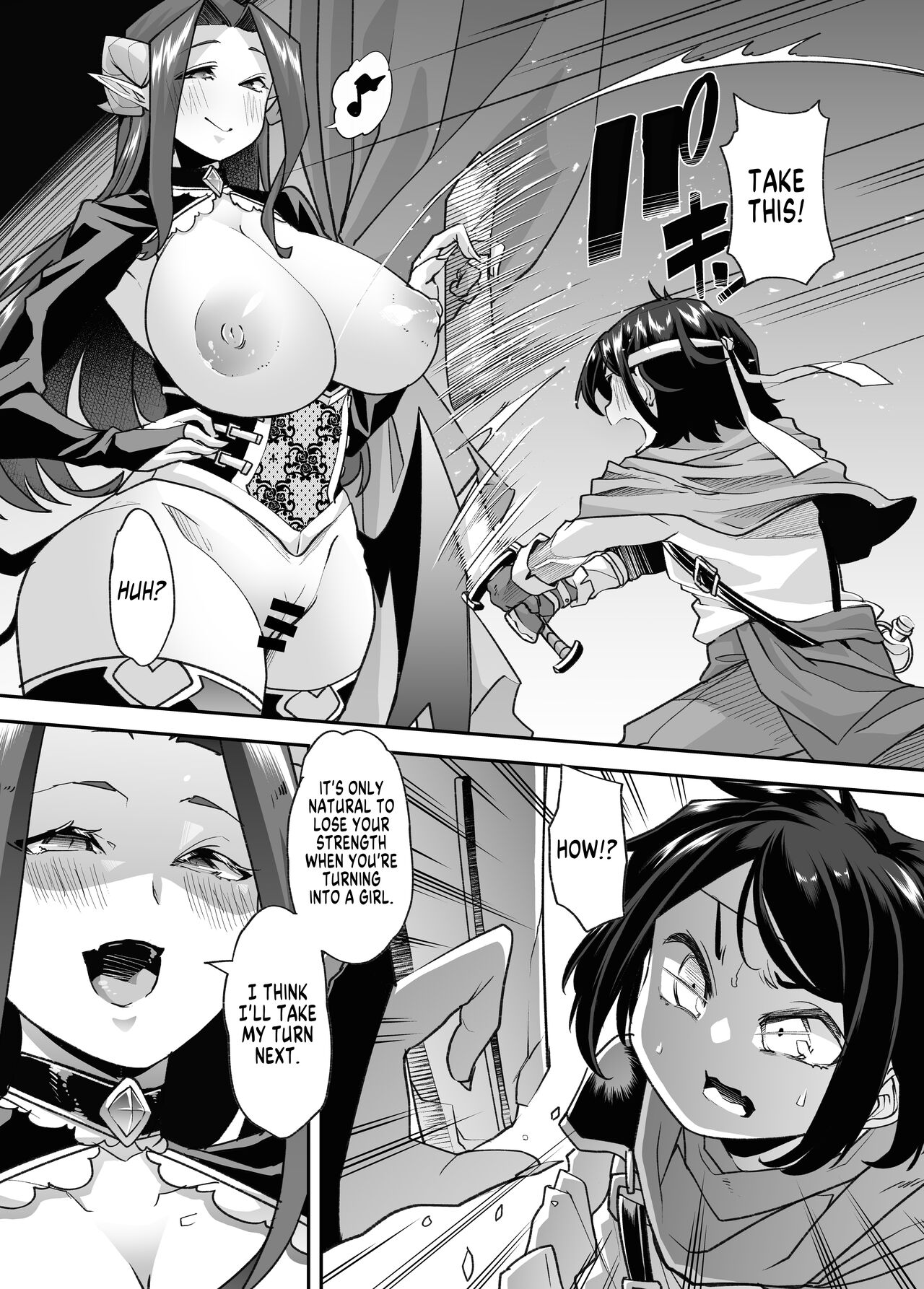 Shasei Shitara Owari! ~TS Mesu Pet-ka no Noroi~ | Cum and You're Done For! TS Bitch Pet Curse~ page 8 full