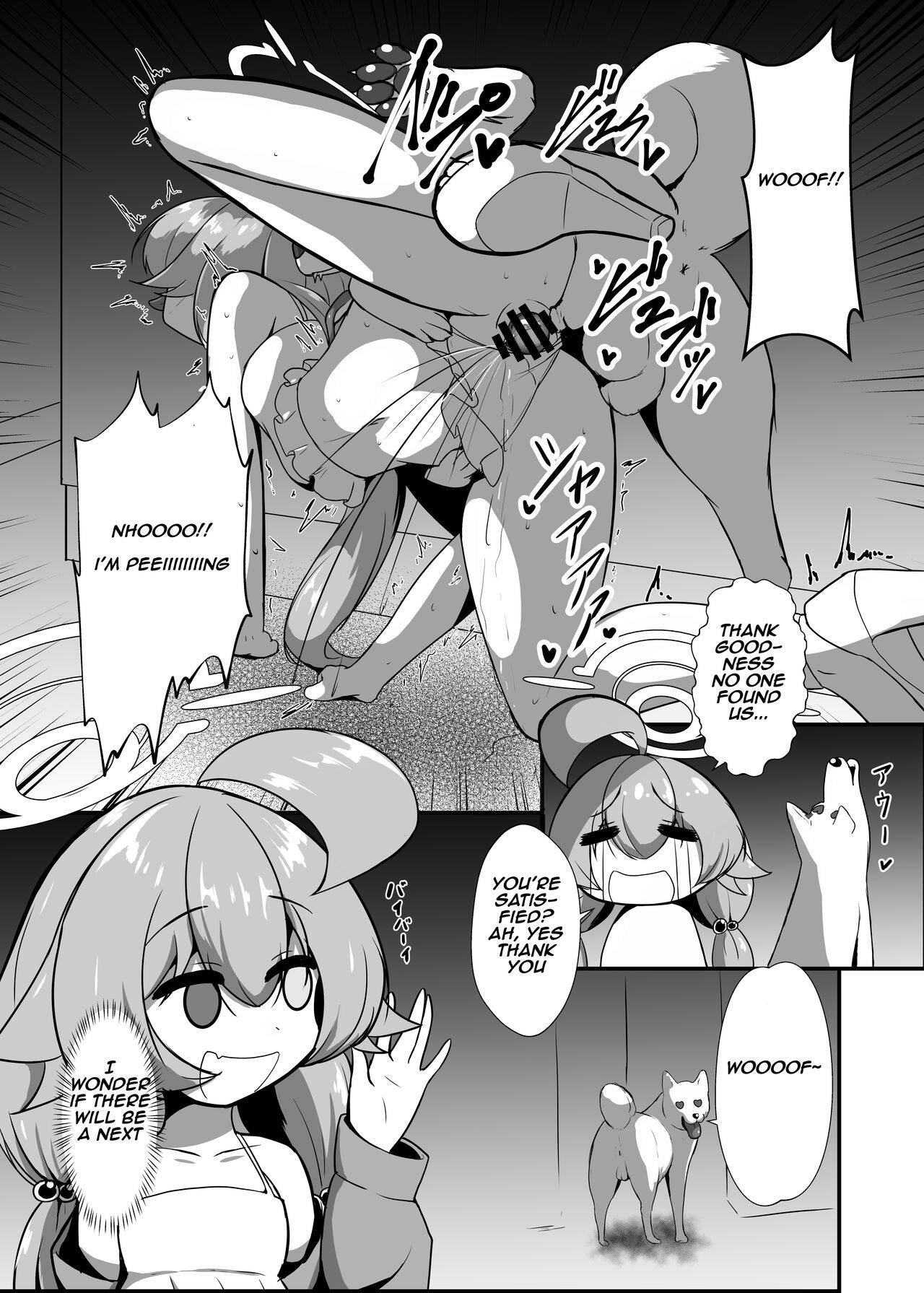 A book in Which Hoshino Takanashi Receives Help from the Beast Residents with her Erotic Cosplay and High Heels page 11 full
