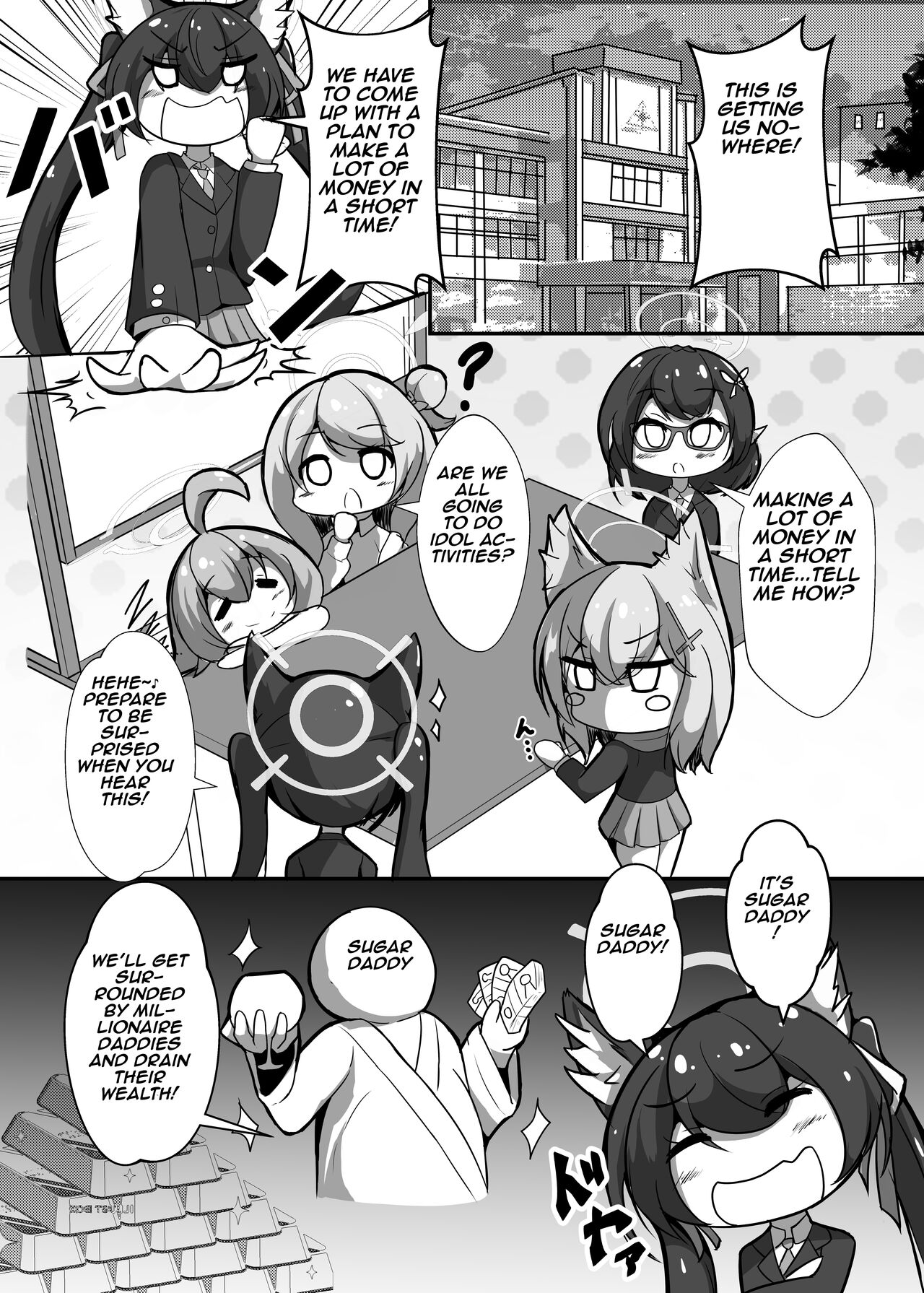 A book in Which Hoshino Takanashi Receives Help from the Beast Residents with her Erotic Cosplay and High Heels page 4 full