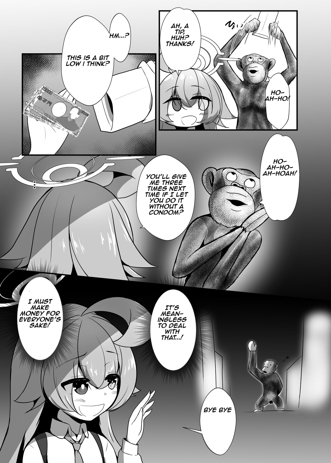 A book in Which Hoshino Takanashi Receives Help from the Beast Residents with her Erotic Cosplay and High Heels page 8 full