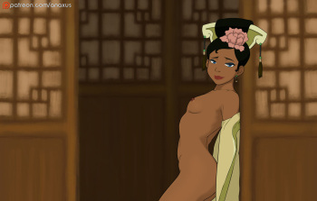 (anaxus) katara is Joo Dee in Ba Sing Se cover