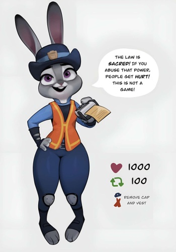 [ZartoXNX] Judy's Strip Game (Zootopia) cover