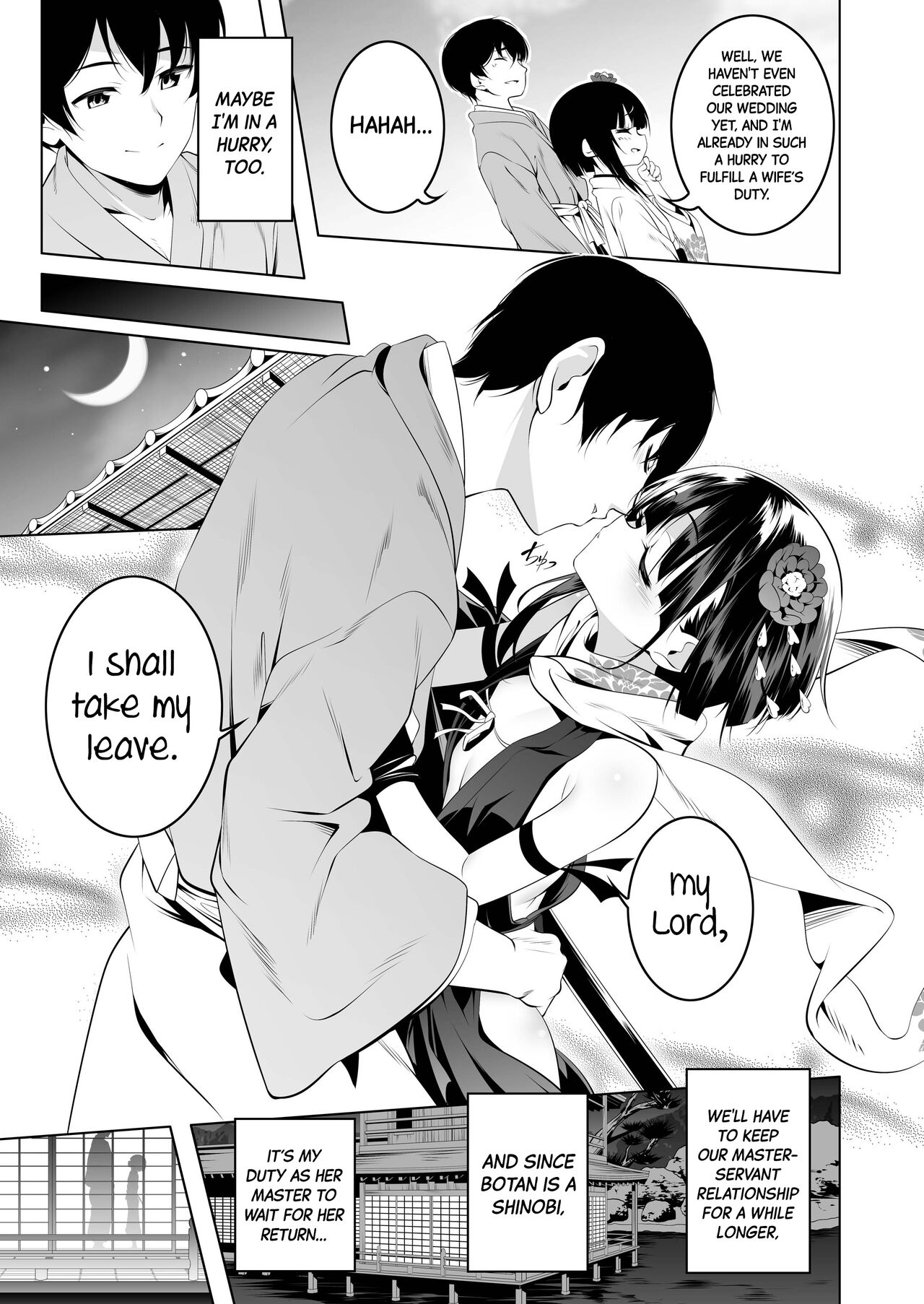 Koushoku no Chuugi Kunoichi Botan | Lustfully Loyal Kunoichi Botan page 12 full