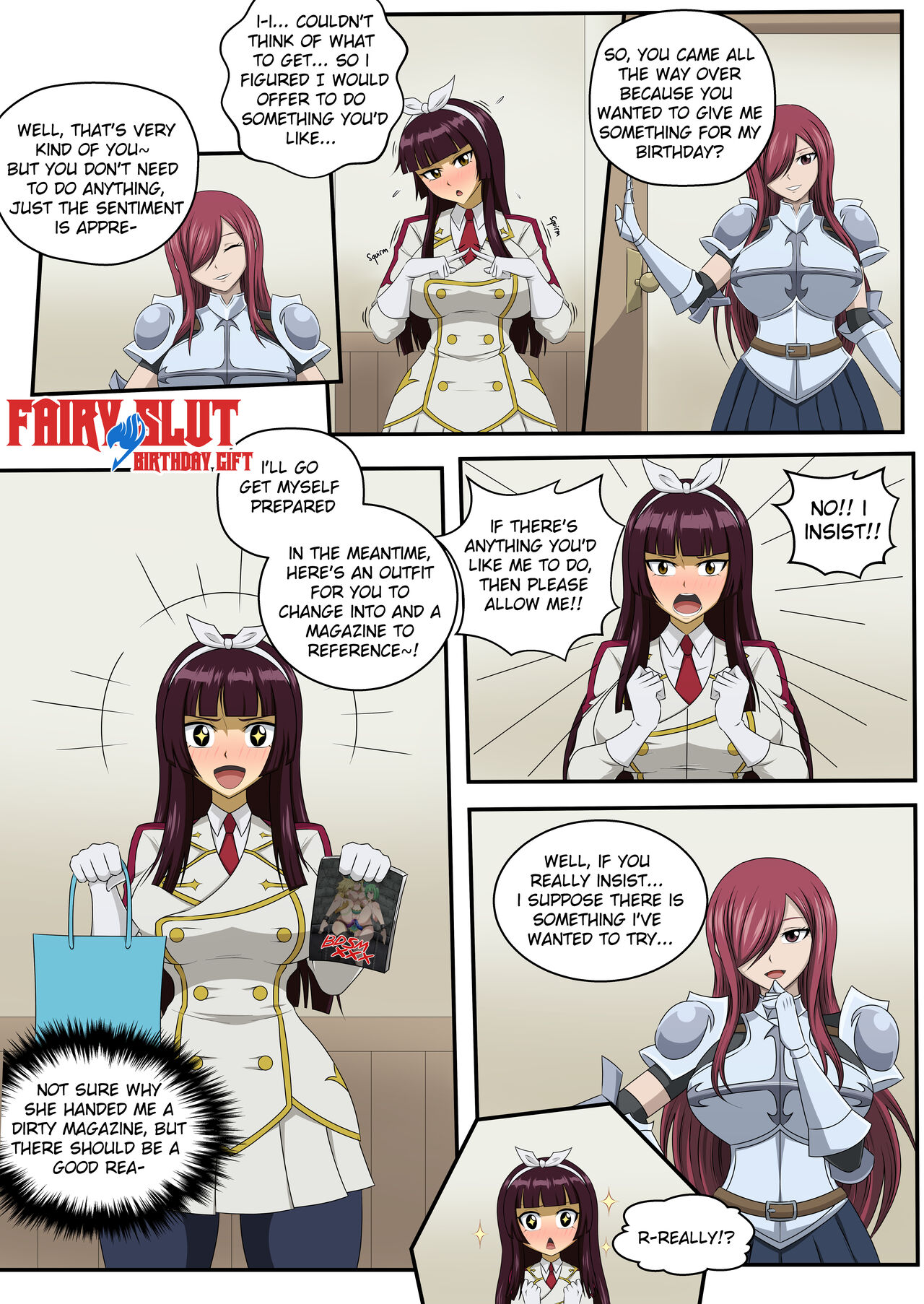 Fairy Slut Birthday Gift page 1 full