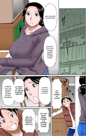 [Takasugi Kou] Ame no Hi no Gogo (Ureta Karada no Hatsujouki) [German] [Centurion2] [Colorized] [Decensored] cover