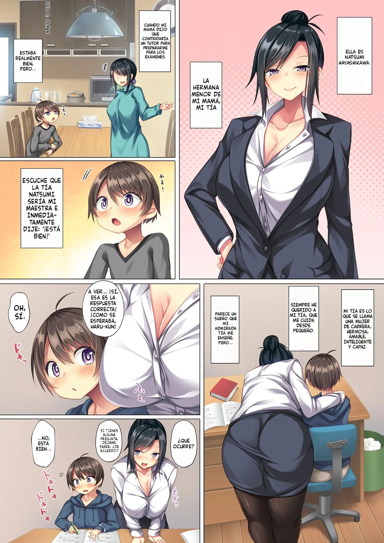 Jibungonomi ni sodatta kawaii oi-kko o tabe chau oba no hanashi -  Una historia sobre una tía que se coje a su sobrino cover Una historia sobre una tía que se coje a su sobrino page 4 full