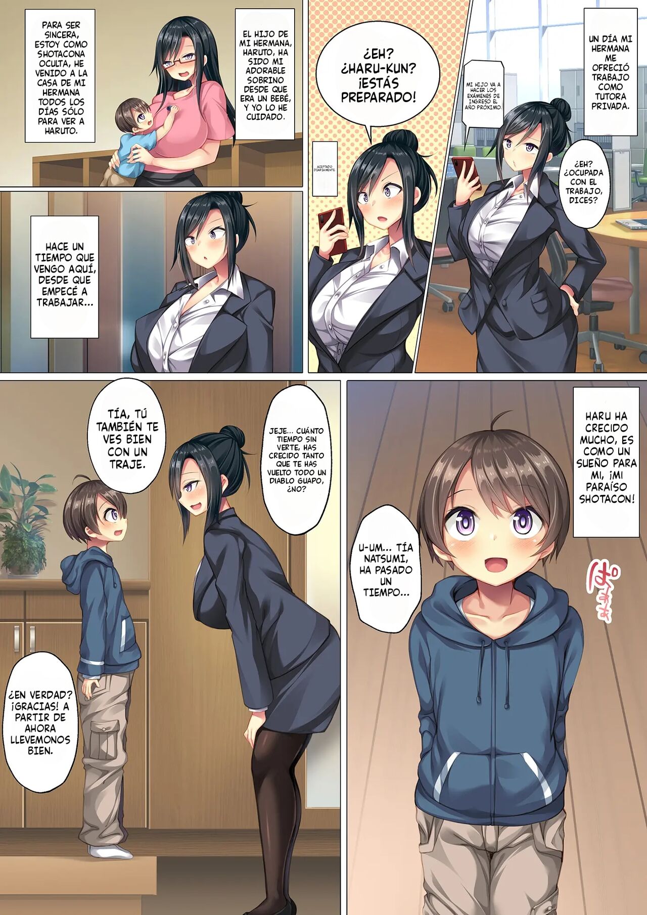 Jibungonomi ni sodatta kawaii oi-kko o tabe chau oba no hanashi -  Una historia sobre una tía que se coje a su sobrino cover Una historia sobre una tía que se coje a su sobrino page 5 full