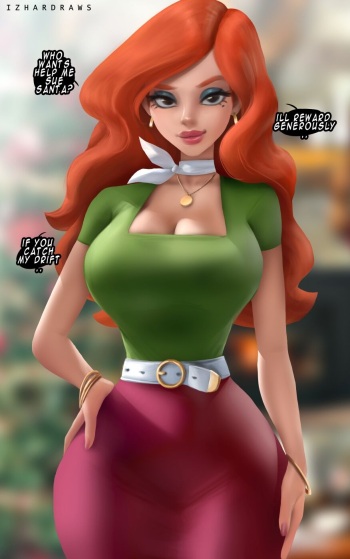 [IzharDraws] Cousin Mel (Grandma Got Run Over by a Reindeer) cover