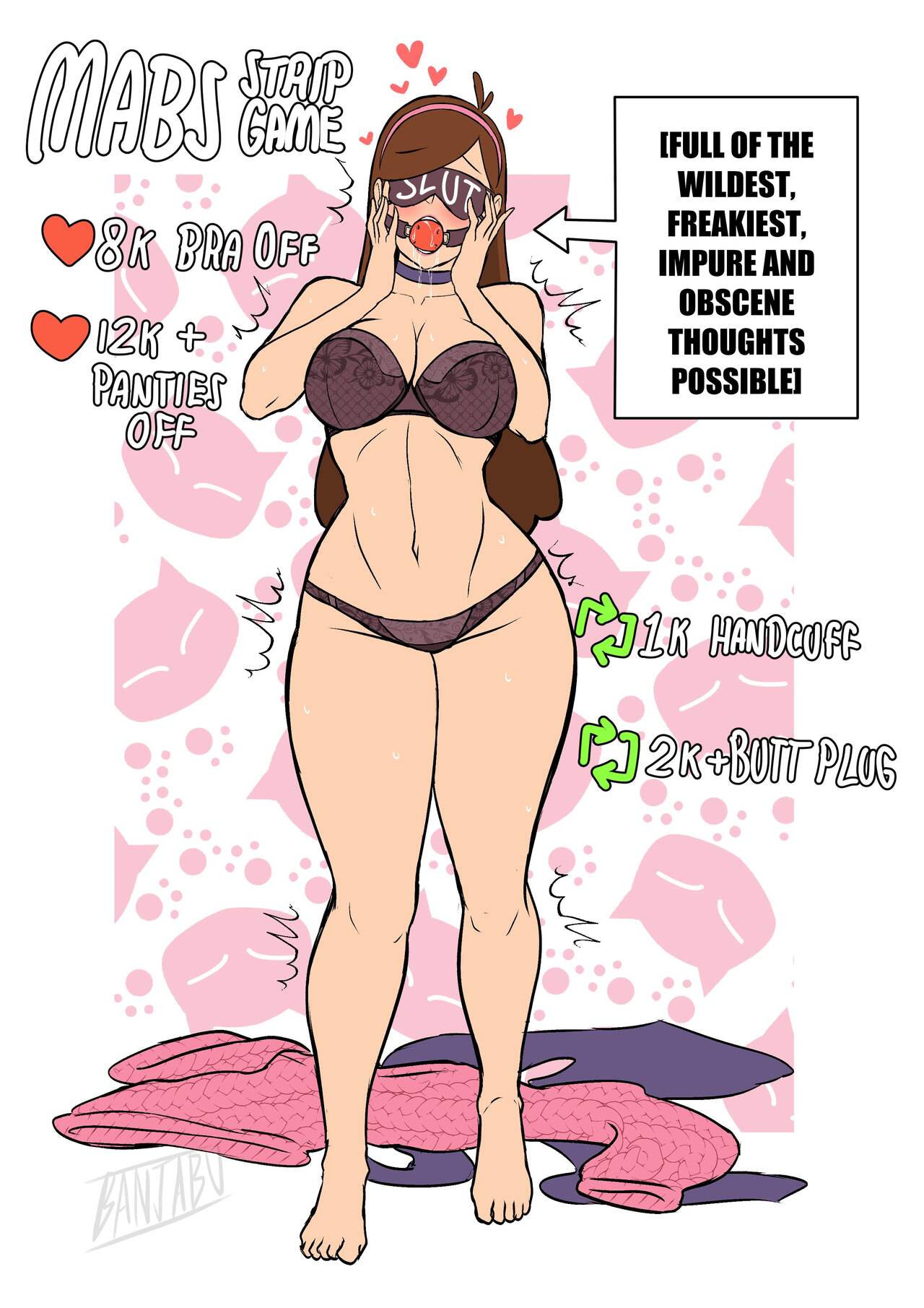 Mabel & Candy Stripgame page 2 full