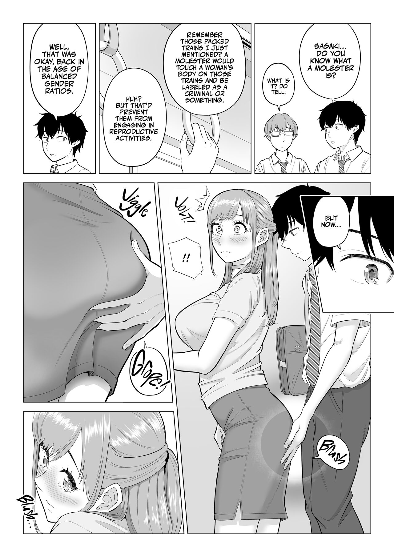Dansei ga Kyokutan ni Sukunai Kono Sekai de wa, Seishi wa Kichou na Shigen desu. | In a World Where Men Are Scarce, Sperm Is a Precious Resource. page 11 full
