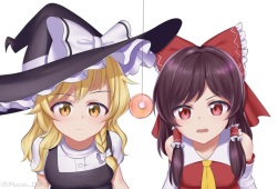 Marisa And Reimu Gets Hypnotized