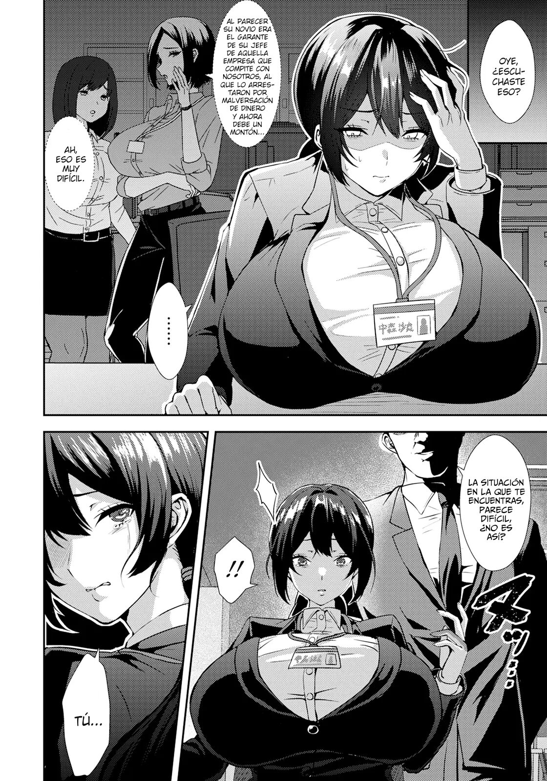 Dekapai OL Netorar Bibouroku | Netorare de una Mujer Oficinista de Voluptuoso Cuerpo y Grandes Pechos page 4 full