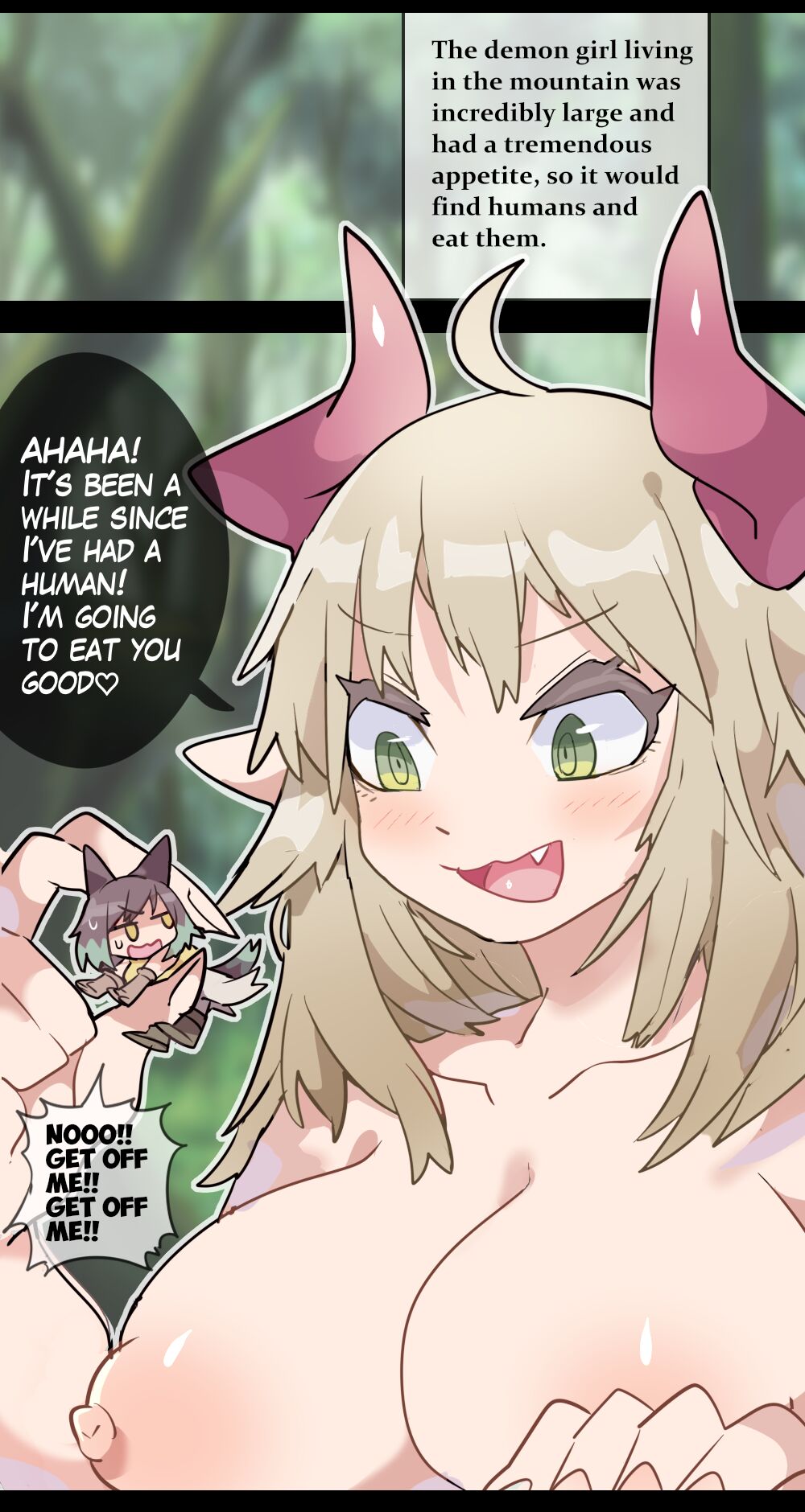 Giant Demon Girl VORE & GTS page 1 full