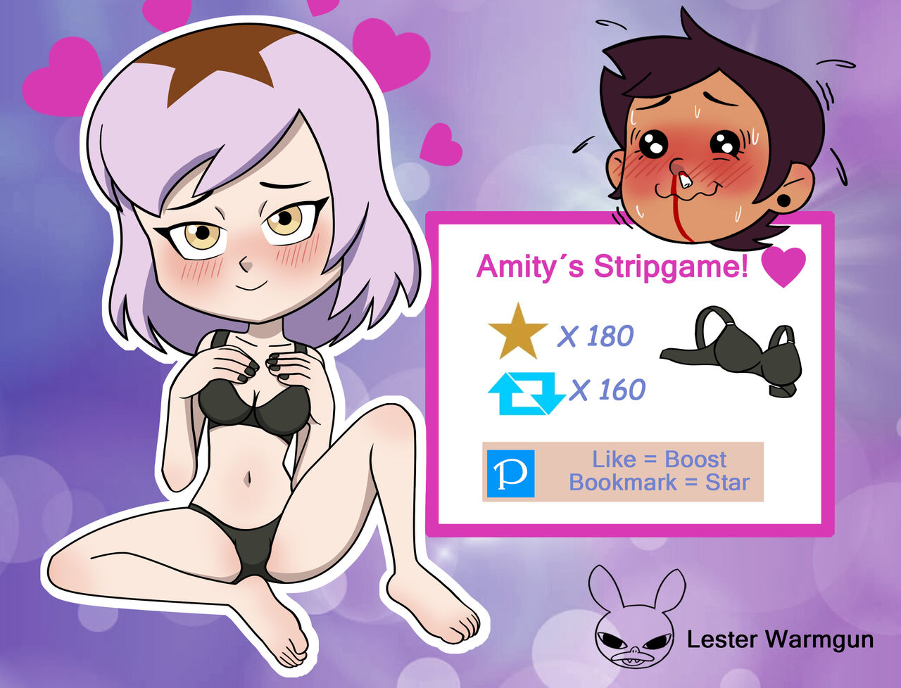 Amity & Luz's stripgame page 4 full