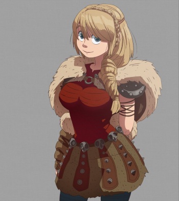 [InkerShike] Astrid Hofferson (How To Train Your Dragon) cover