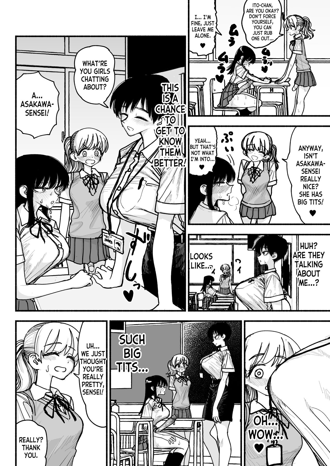 Futanari Joshikou no Onaho ~Itsudemo Sex Sasete Kureru Kiyowa de Yasashii Koushinchou Kyonyuu Sensei~ page 6 full