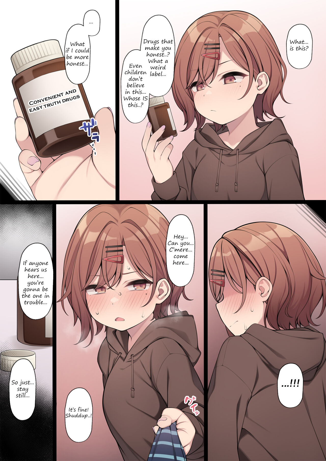 Madoka-chan makes use of a convenient bottle of medicine page 1 full