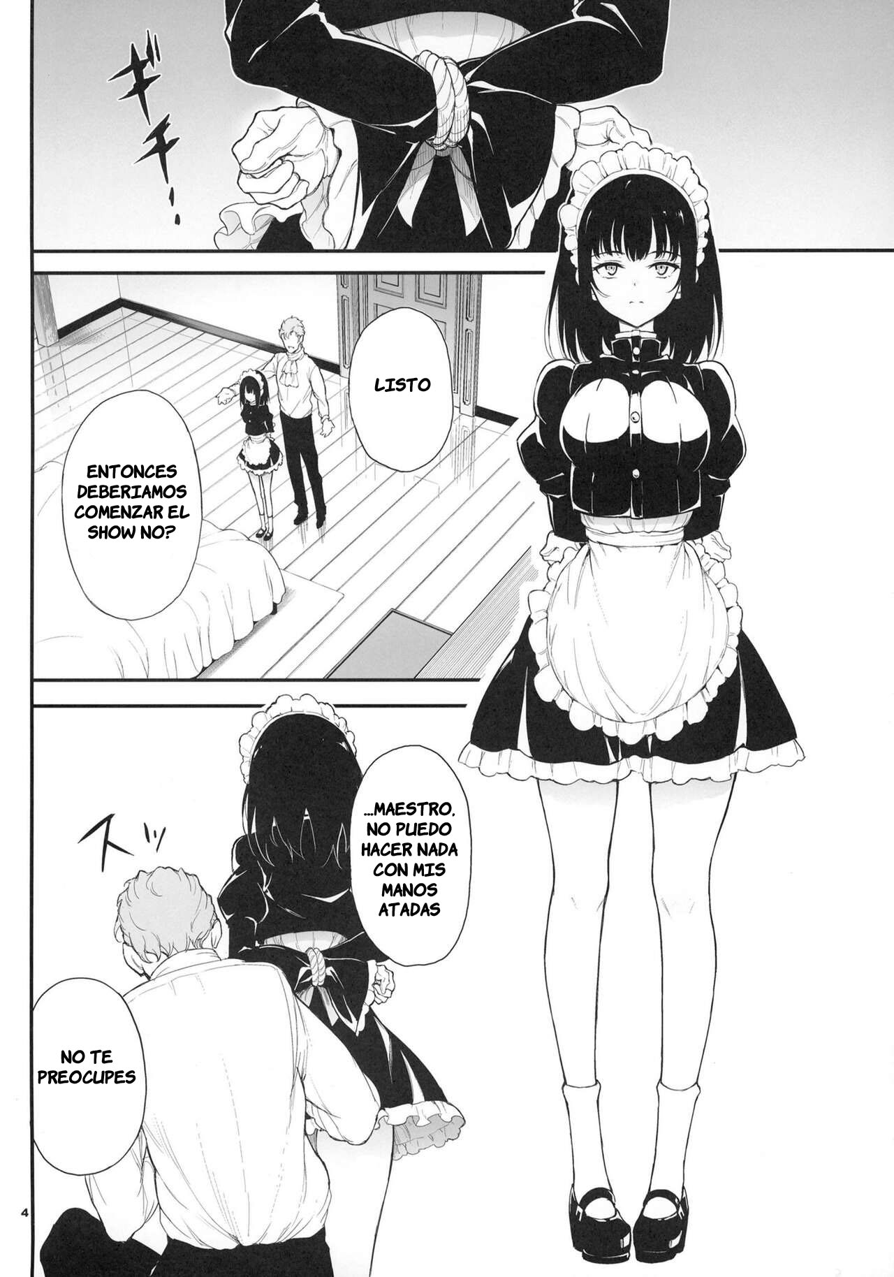 Maid Kyouiku. -Botsuraku Kizoku Rurikawa Tsubaki- | Educando a la sirvienta 2 page 3 full