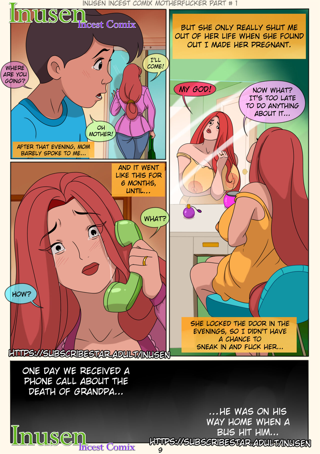 Inusen Incest Comic- Motherfucker page 9 full