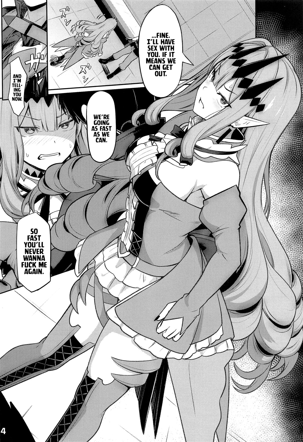 Baobhan Sith to SEX Shinai to Derarenai Heya | Baobhan Sith and I Need to Have Sex or Else We Can't Leave This Room! page 5 full