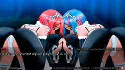 Rem and Ram ambushed by magic beasts